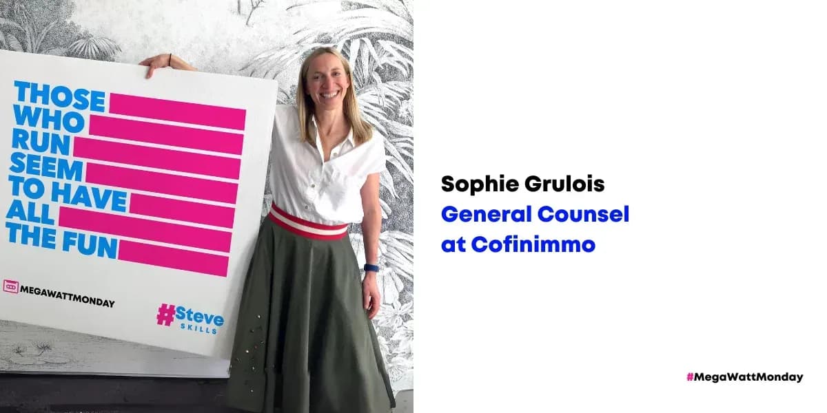 Head of legal Cofinimmo MegaWattMonday Testimonial Motivation Legal